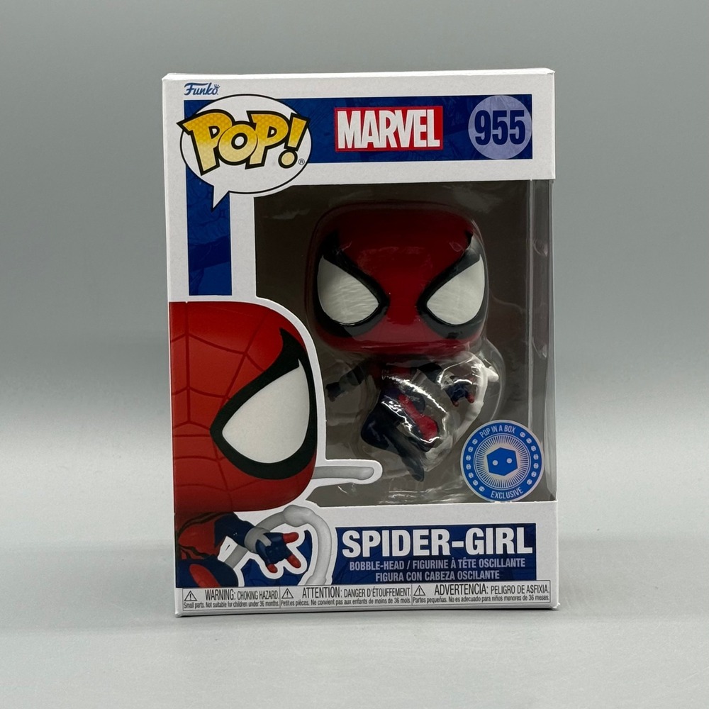 Funko Pop! Marvel #955 Spider-Girl Pop In A Box Exclusive w/ Protector *Vaulted*